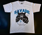 WHITE SAVAGE T SHIRT