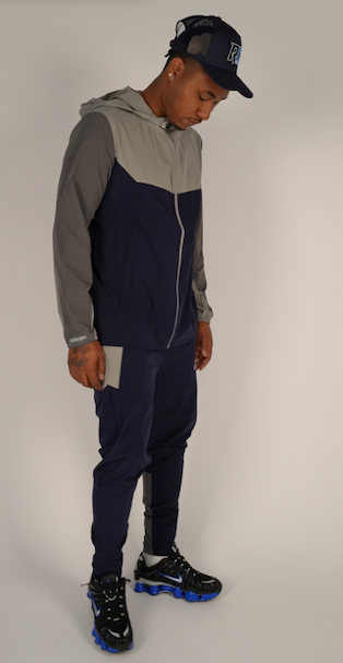 RXCHCULTXRE WINDBREAKER 2.0 NAVY/GREY/STONE