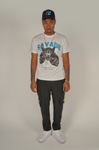 WHITE SAVAGE T SHIRT