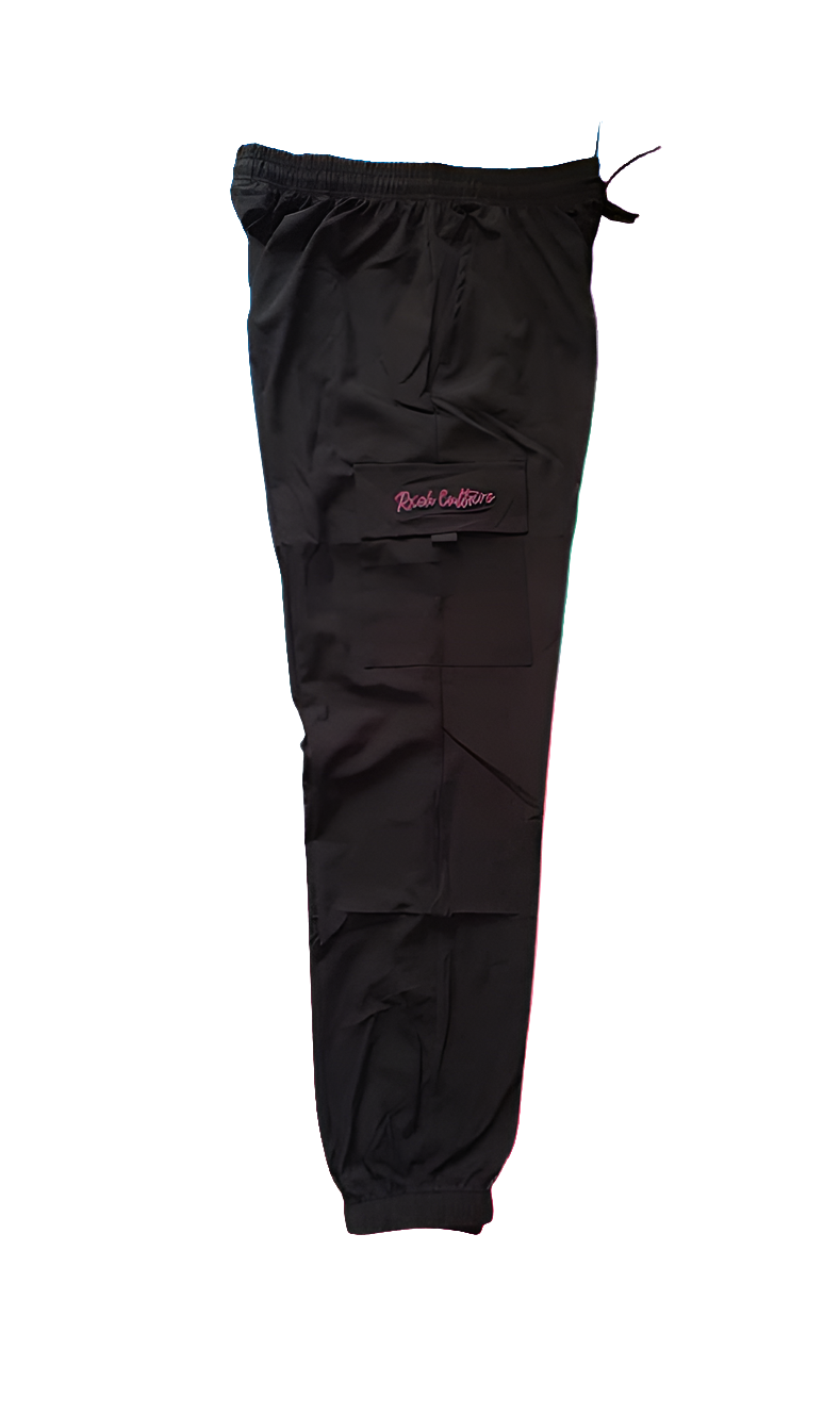 RXCHCULTXRE BLACK CARGO TROUSERS