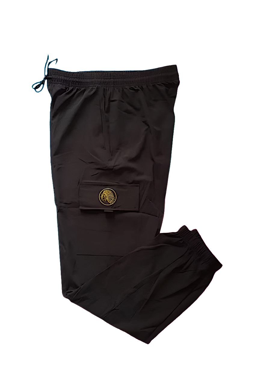 RXCHCULTXRE BLACK CARGO TROUSERS