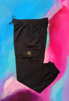 RXCHCULTXRE BLACK CARGO TROUSERS