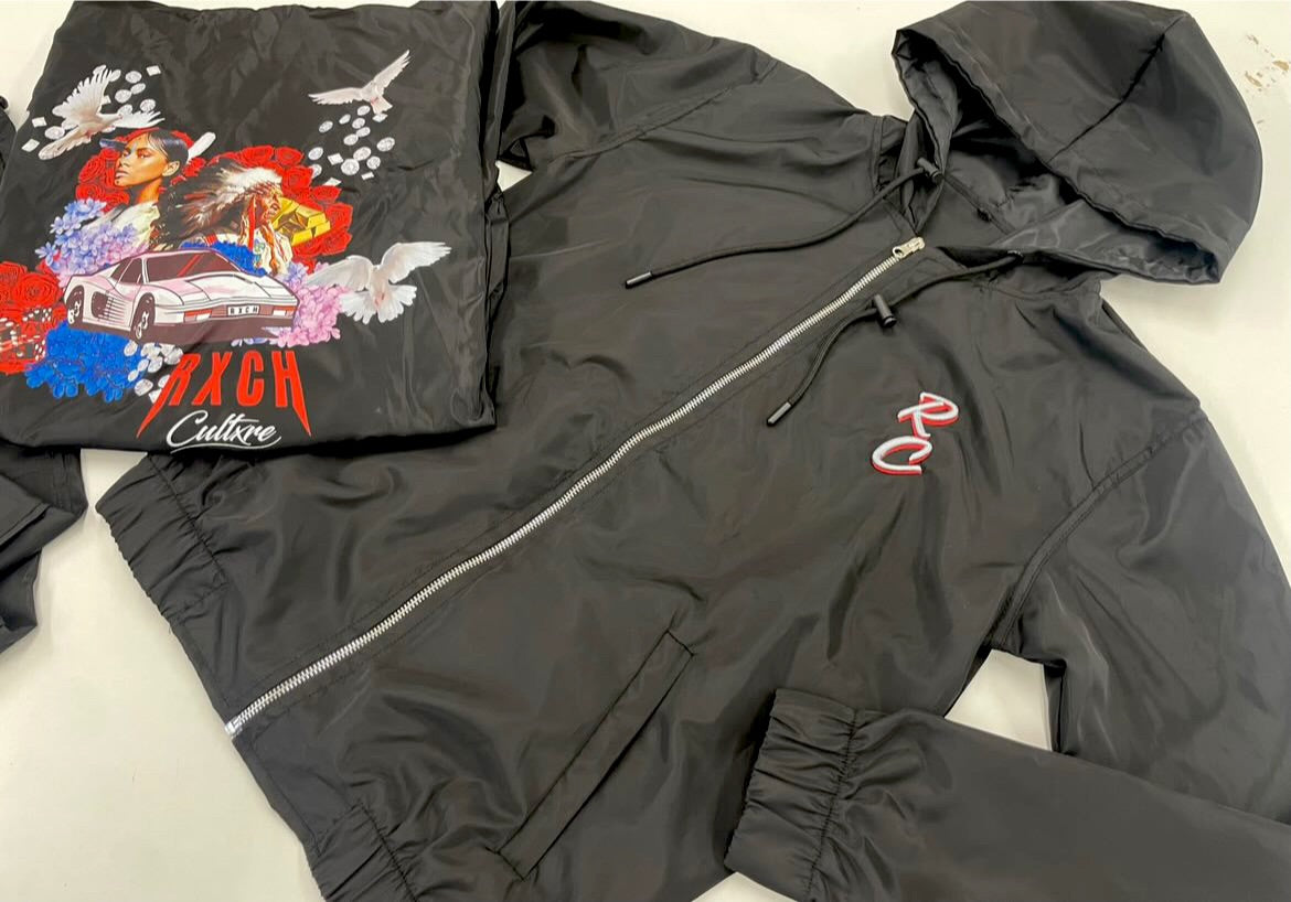 SS23 Black Windbreaker Tracksuit