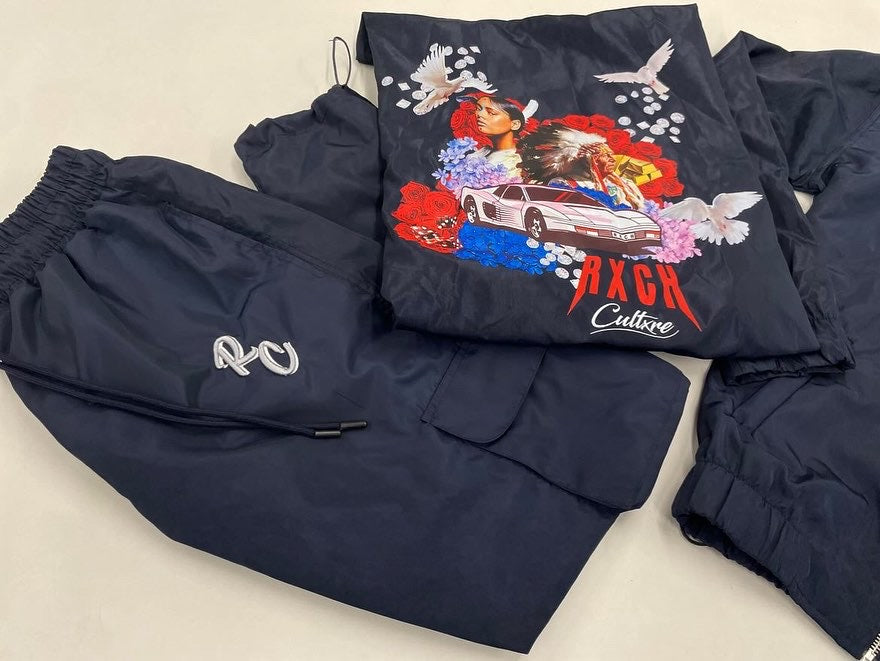 SS23 NAVY WINDBREAKER TRACKSUIT