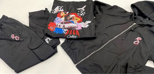 SS23 Black Windbreaker Tracksuit