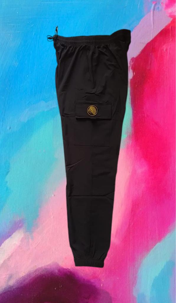 RXCHCULTXRE BLACK CARGO TROUSERS