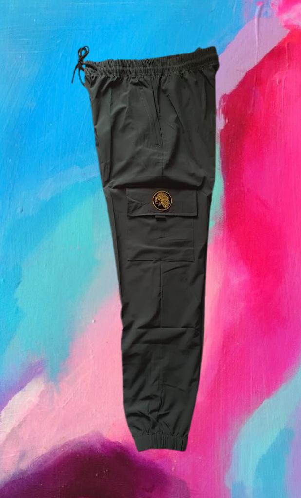 RXCHCULTXRE DARK GREY CARGO TROUSERS