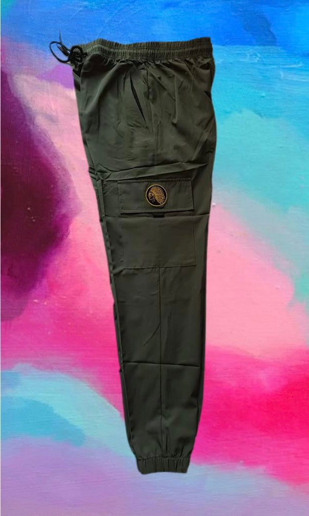 RXCHCULTXRE KHAKI CARGO TROUSERS